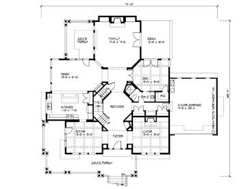 1st Floor Plan, 035H-0069