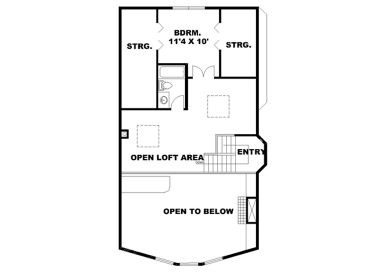 2nd Floor Plan, 012H-0170