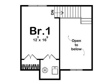 2nd Floor Plan, 050H-0148