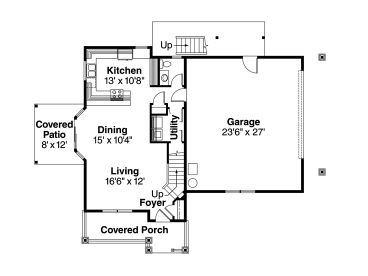 1st Floor Plan, 051H-0146