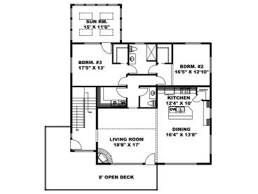 1st Floor Plan, 012H-0307
