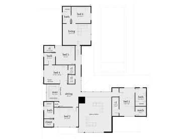2nd Floor Plan, 052H-0106