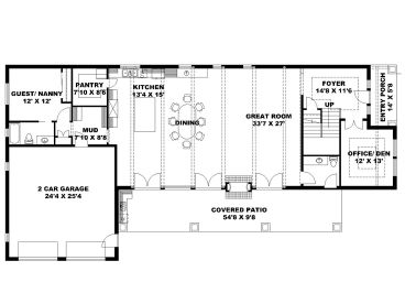 1st Floor Plan, 012H-0297