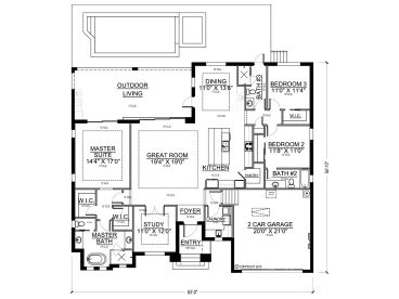 Floor Plan, 070H-0074