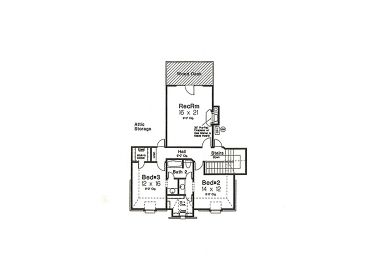 2nd Floor Plan, 002H-0091