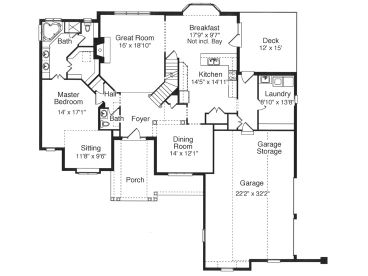 1st Floor Plan, 046H-0047