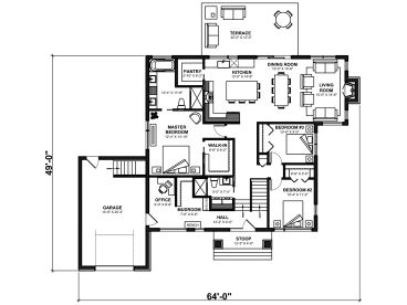 Floor Plan, 027H-0550