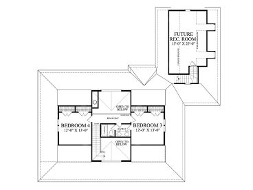 2nd Floor Plan, 063H-0213