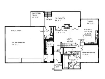 1st Floor Plan, 012H-0219