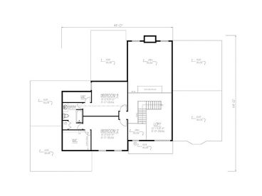 2nd Floor Plan, 068H-0037