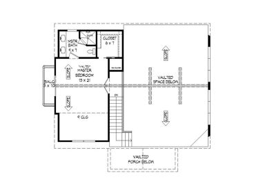 2nd Floor Plan, 062H-0208