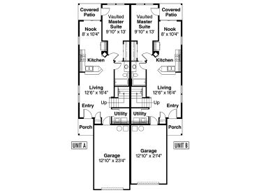 1st Floor Plan, 051M-0008