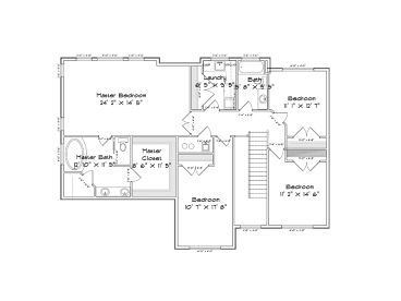 2nd Floor Plan, 065H-0035