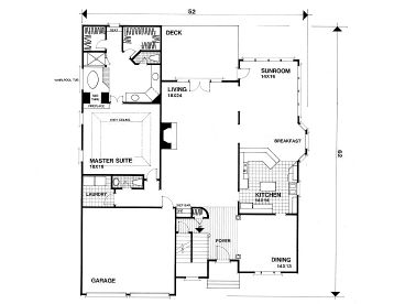 1st Floor Plan, 007H-0101