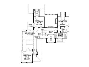 2nd Floor Plan, 049H-0006