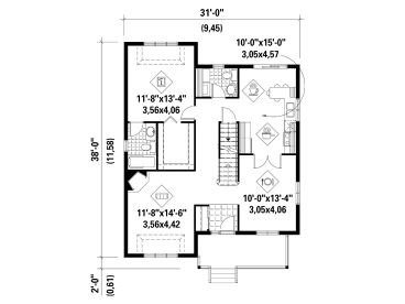 1st Floor Plan, 072H-0025