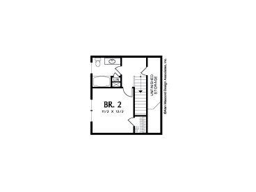 2nd Floor Plan, 034H-0157