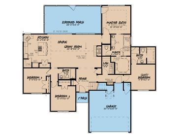 1st Floor Plan, 074H-0032