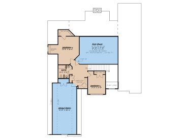 2nd Floor Plan, 074H-0030