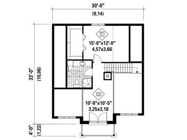 2nd Floor Plan, 072H-0220