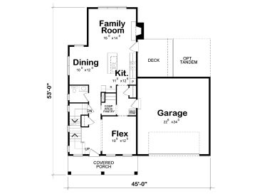 1st Floor Plan, 031H-0253