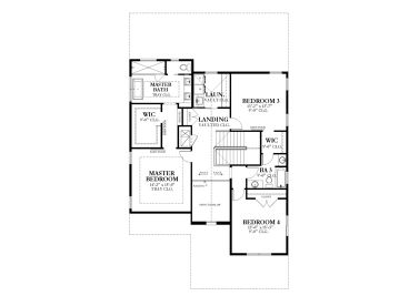 2nd Floor Plan, 064H-0142