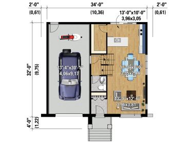 1st Floor Plan, 072H-0254