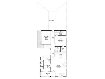 2nd Floor Plan, 062H-0123