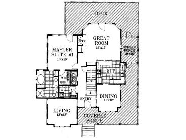 1st Floor Plan, 041H-0025