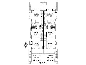 1st Floor Plan, 034M-0011