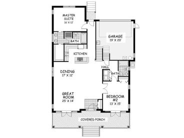 1st Floor Plan, 041H-0125