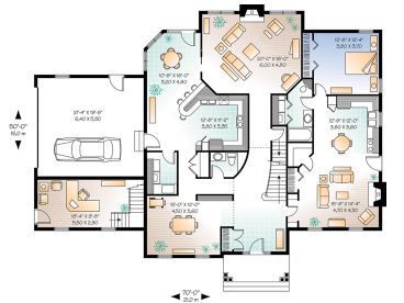 1st Floor Plan, 027H-0029