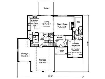 1st Floor Plan, 046H-0157