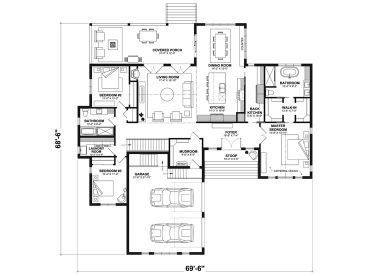 Floor Plan, 027H-0558