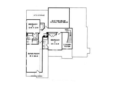 2nd Floor Plan, 019H-0004