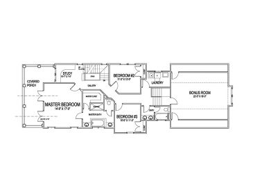 2nd Floor Plan, 058H-0056
