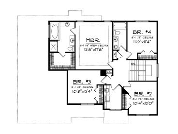 2nd Floor Plan, 020H-0260