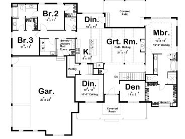 Floor Plan, 050H-0173