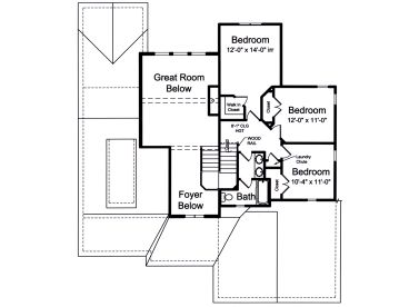 2nd Floor Plan, 046H-0180