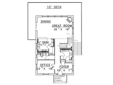1st Floor Plan, 012H-0083