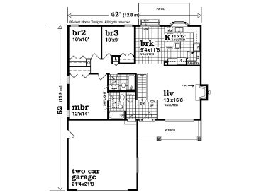 Floor Plan, 032H-0081