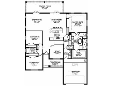 Floor Plan, 064H-0079