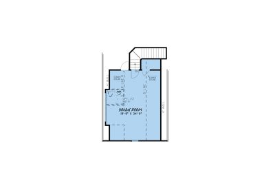 2nd Floor Plan, 074H-0125