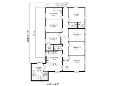 1st Floor Plan, 062C-0005