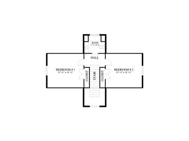 2nd Floor Plan, 065H-0118