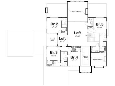 2nd Floor Plan, 050H-0452