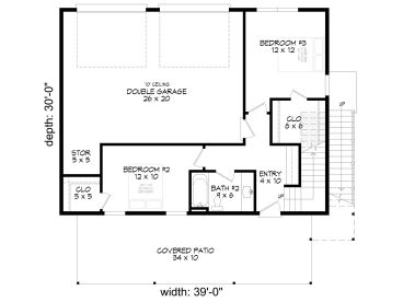1st Floor Plan, 062G-0345