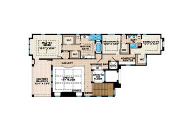 2nd Floor Plan, 040H-0060