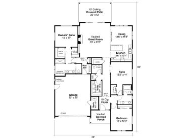 Floor Plan, 051H-0370