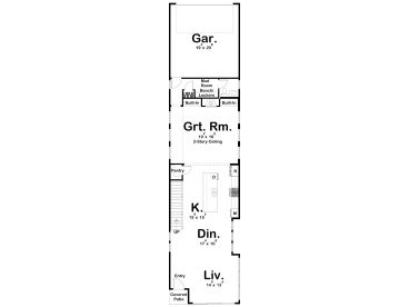 1st Floor Plan, 050H-0336